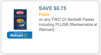 New Barilla Pasta Coupon – Save $0.75 – $0.13 at Safeway, $0.24 at ...