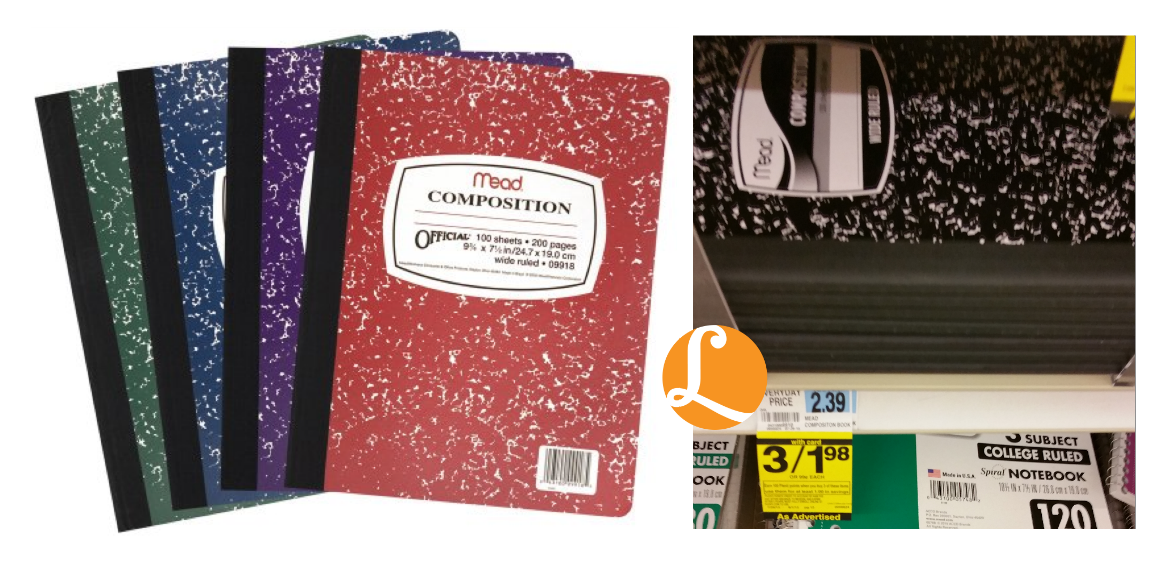 Mead Composition Notebooks Just $0.33 at Rite Aid! {No Coupons Needed ...