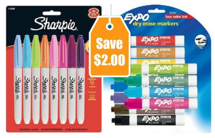 New $2/$5 Paper Mate, Sharpie, Expo, uni-ball or Mr. Sketch Coupon ...