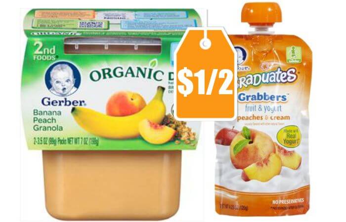 New $1/2 Gerber or Gerber Graduates Coupon – FREE at King Kullen, $0.48 ...