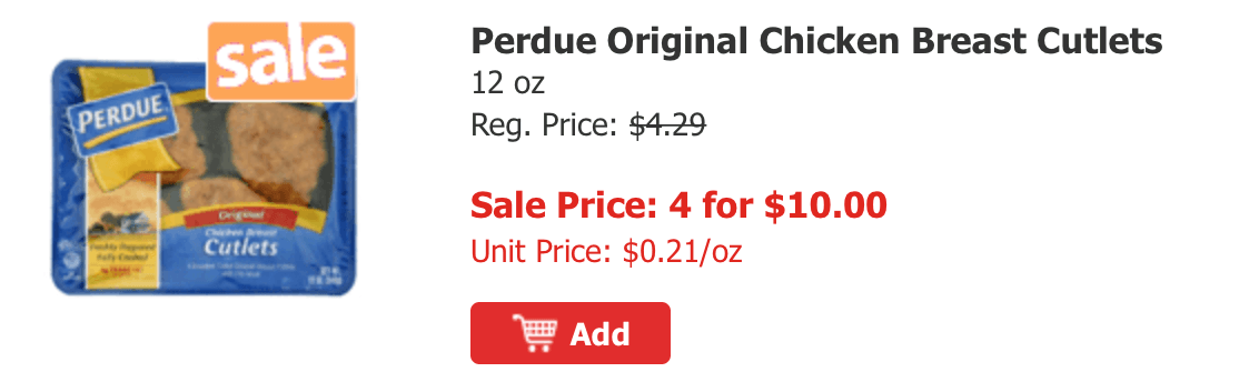 Perdue Breaded Chicken Nuggets & Cutlets Just $1.00 at ShopRite ...