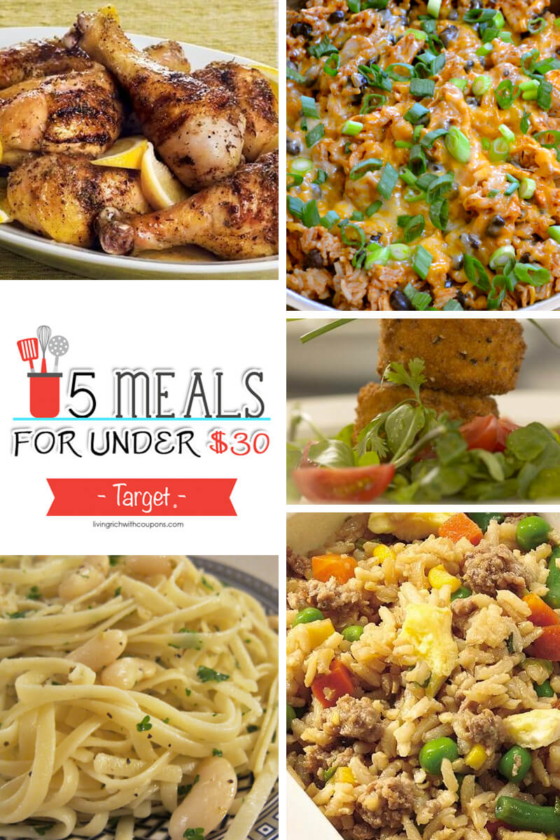 5 Meals for Under $30 at Target – Week ending 12/12/15 | Living Rich ...