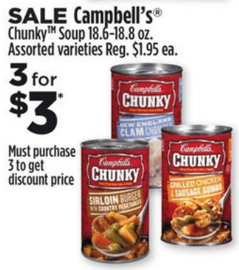 Campbell’s Chunky Just $0.80 at Dollar General! | Living Rich With Coupons®