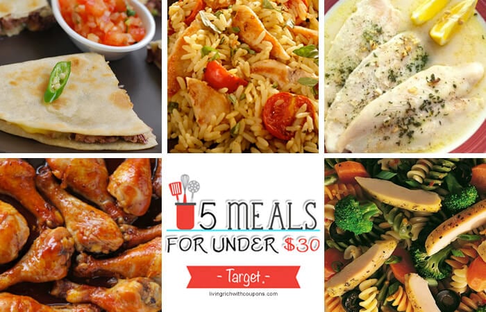 5 Meals for Under $30 at Target – Week ending 2/20/16 | Living Rich ...