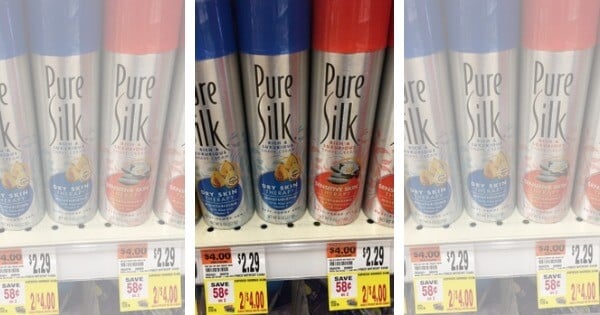 Pure Silk Shave Cream Only $1.00 at Big Y! | Living Rich With Coupons®