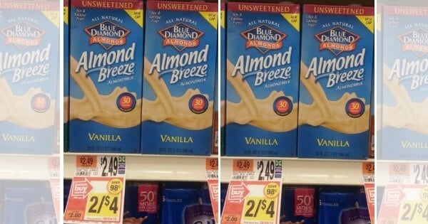 Almond Breeze Shelf Stable Milk Only $0.50 at Stop &amp; Shop! | Living ...