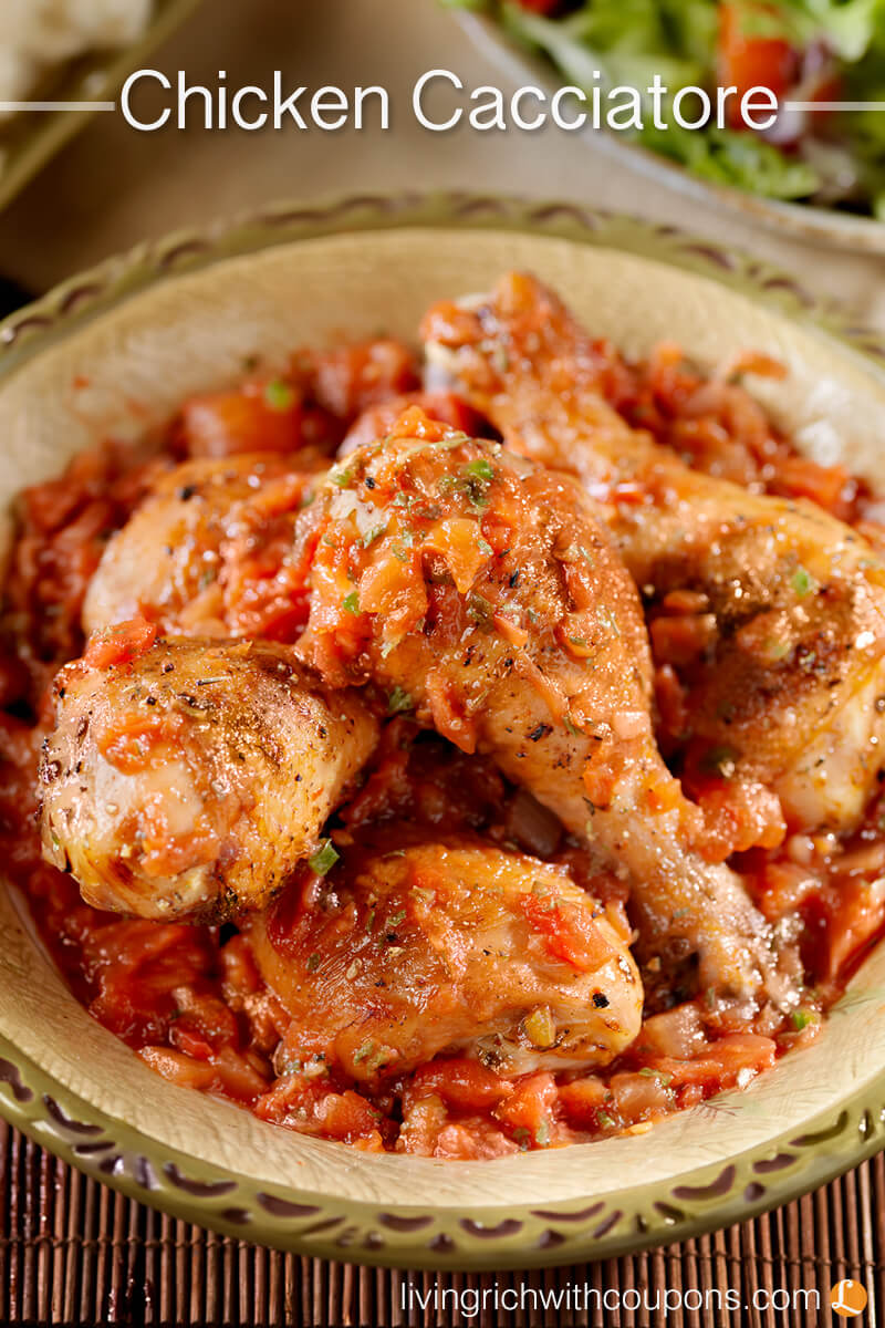 Chicken Cacciatore Recipe | Living Rich With Coupons®