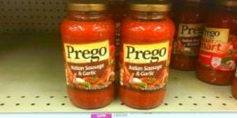 Prego Pasta & Pizza Sauce  Just $1.99 at ShopRite!