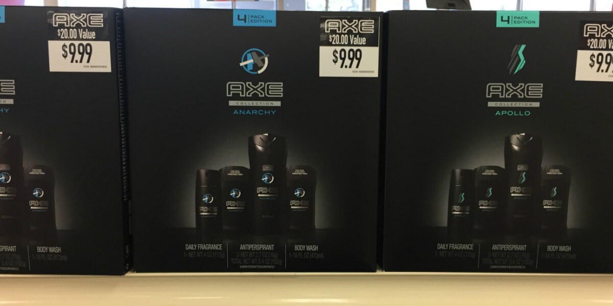 Sunday Only! Axe Holiday Gift Sets Only 2.99 at Target