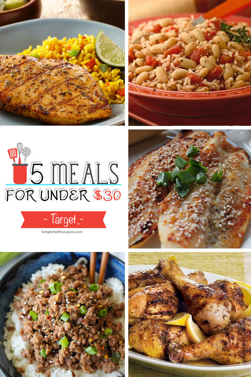 5 Meals for Under $30 at Target – Week ending 3/18/17 | Living Rich ...