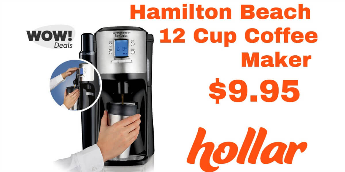 Hamilton Beach 12 Cup Coffee Maker $9.95 - Limited