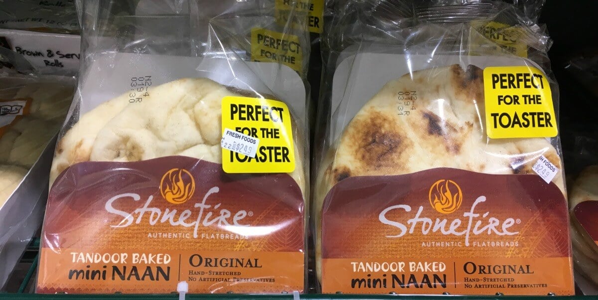 Stonefire Mini Naan Bread from Costco Instacart Naan bread, Naan