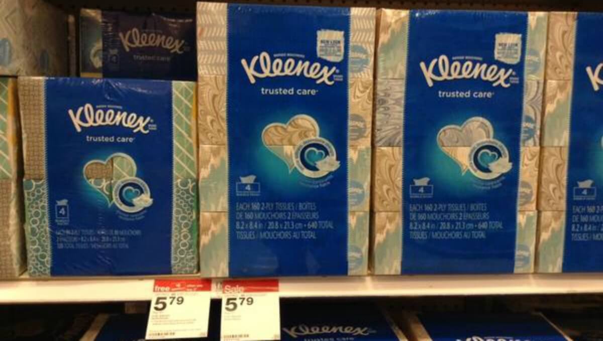 Target Shoppers Kleenex Facial Tissue Boxes Just 0.84 Per Box at