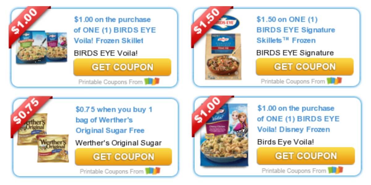 Today’s Top New Coupons – Savings from Birds Eye, Scrubbing Bubbles ...