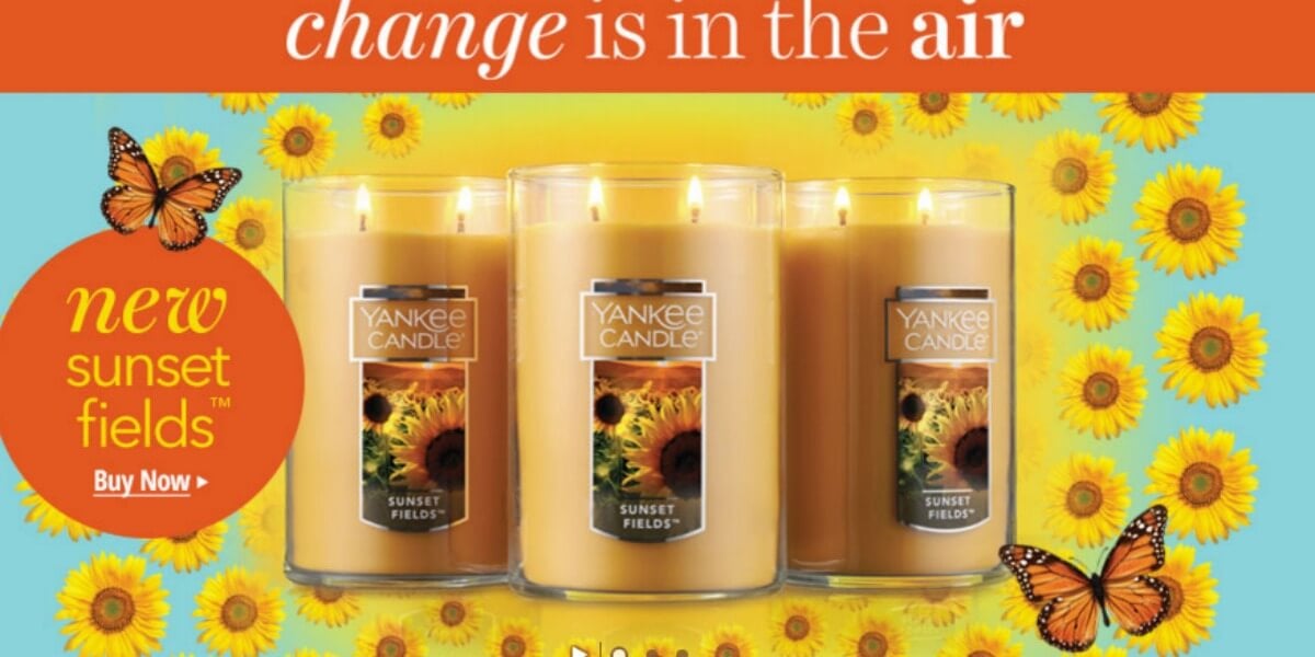 Today Only! Yankee Candle Buy 1 Get TWO Free Medium Classic Jar
