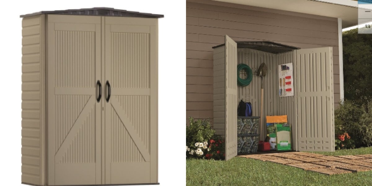 rubbermaid roughneck storage shed 5-ft x 2-ft $199 reg