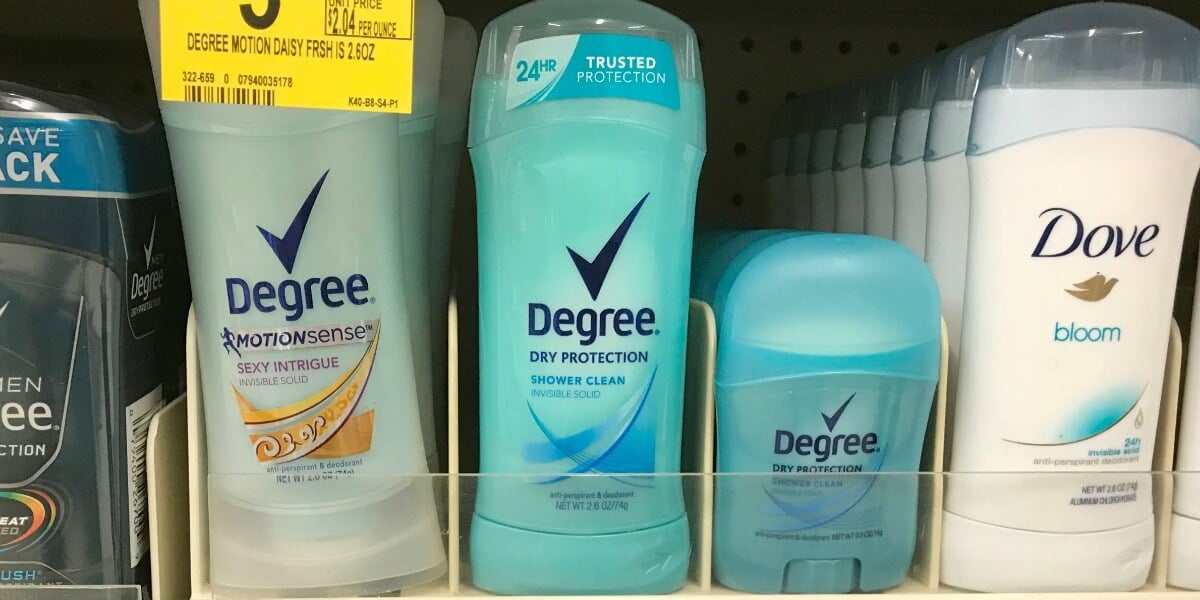 Degree Deodorant as Low as 0.40 at Walgreens + More Great Deals! 