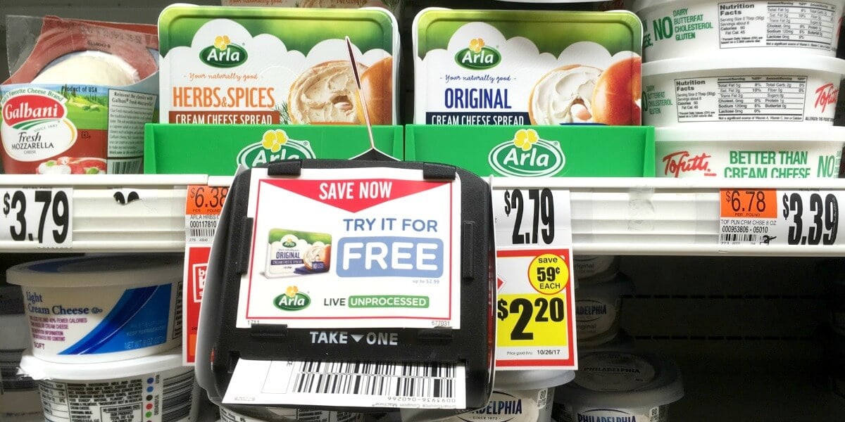 FREE Arla Cream Cheese at Stop &amp; Shop, Giant, and Martin! {Blinkie in ...