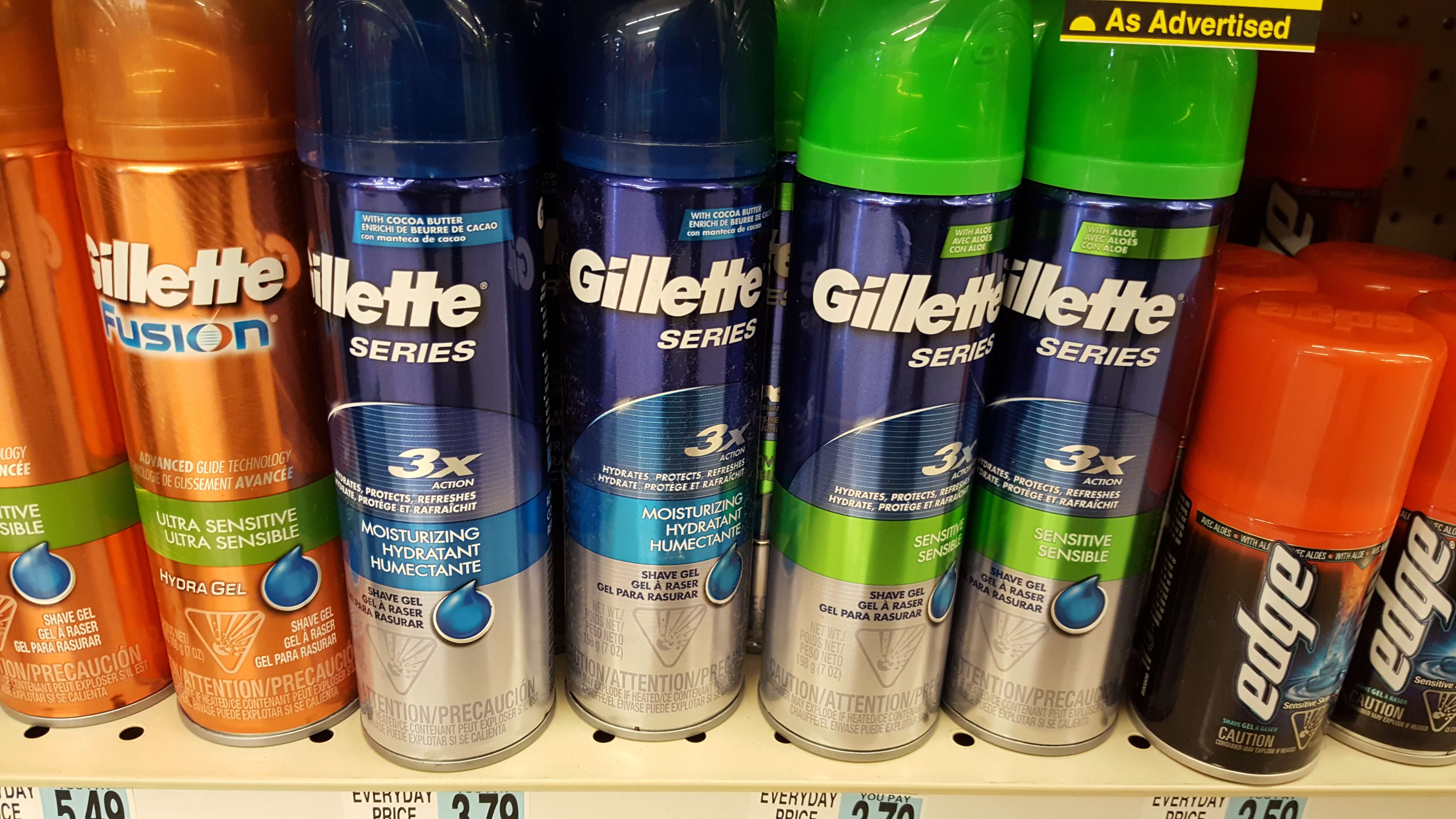 Gillette Shave Gel as low as 1.25 at Rite Aid! Living Rich With Coupons®