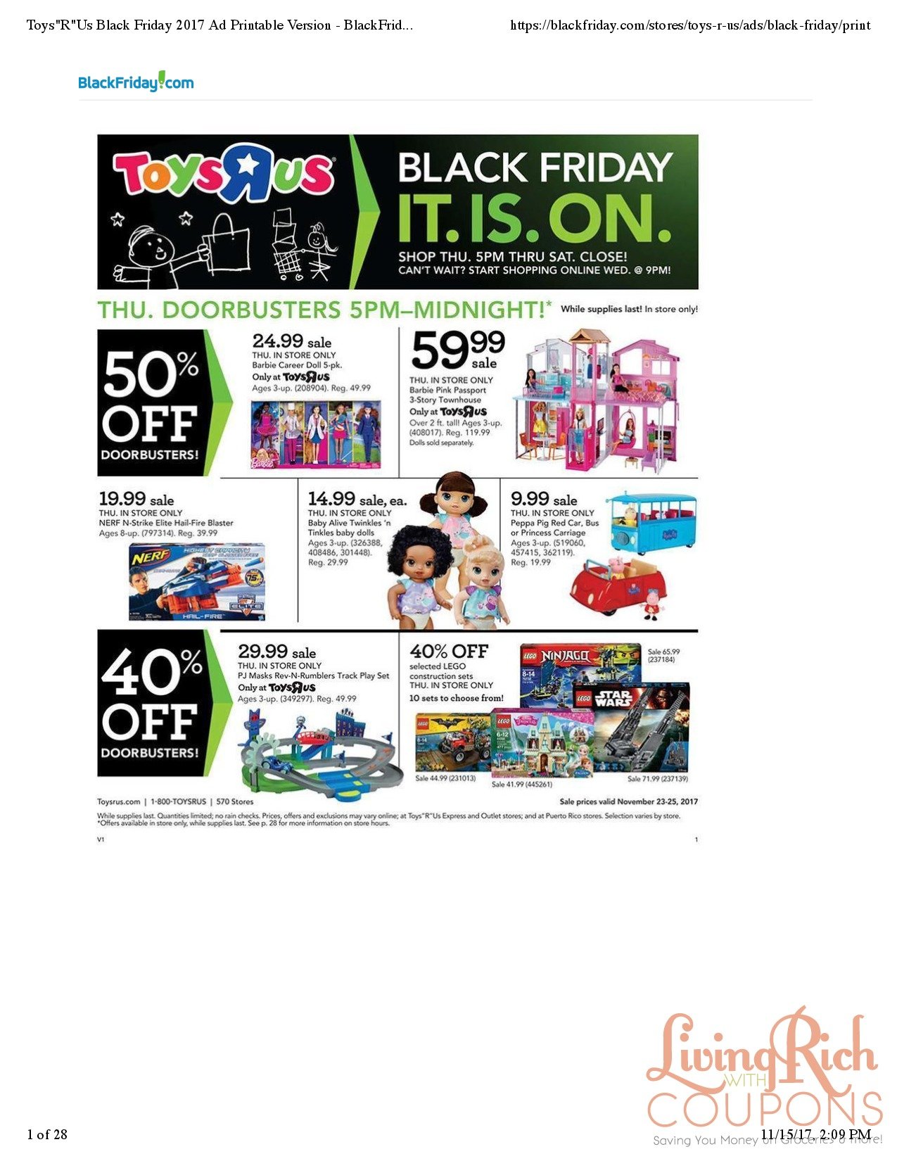 toys are us black friday