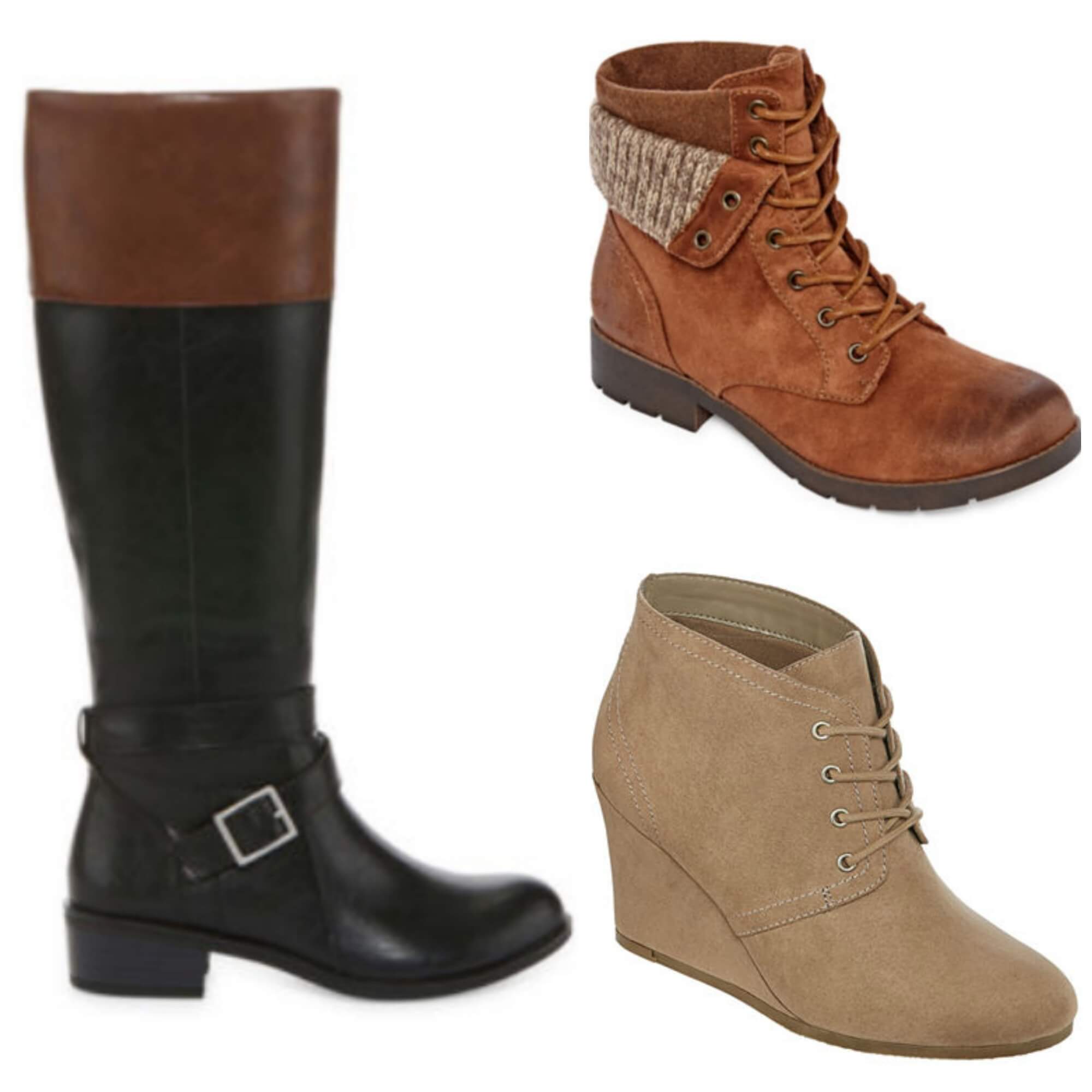 Buy 1 Pair of Boots Get 2 FREE at JCPenney + Free Shipping Living
