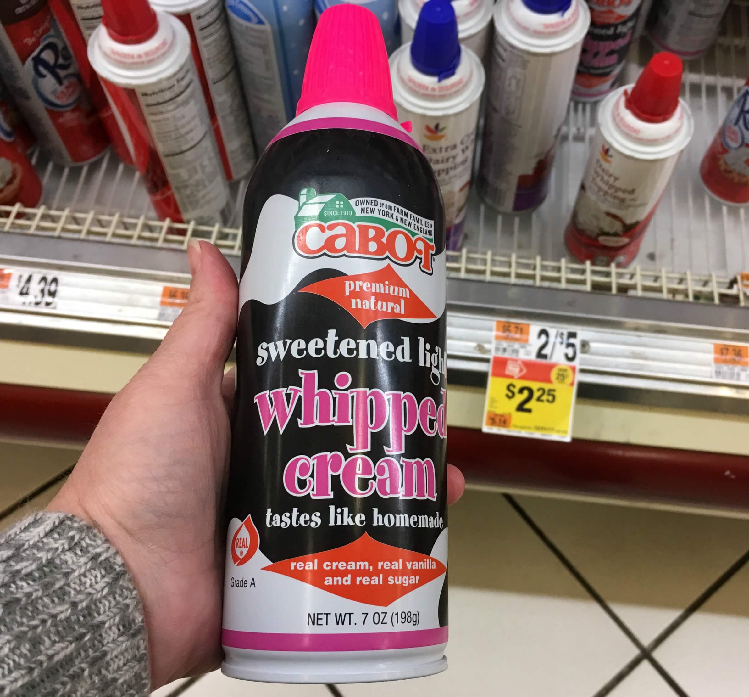 Cabot Whipped Cream only $1.99 at Stop & Shop | Living Rich With Coupons®