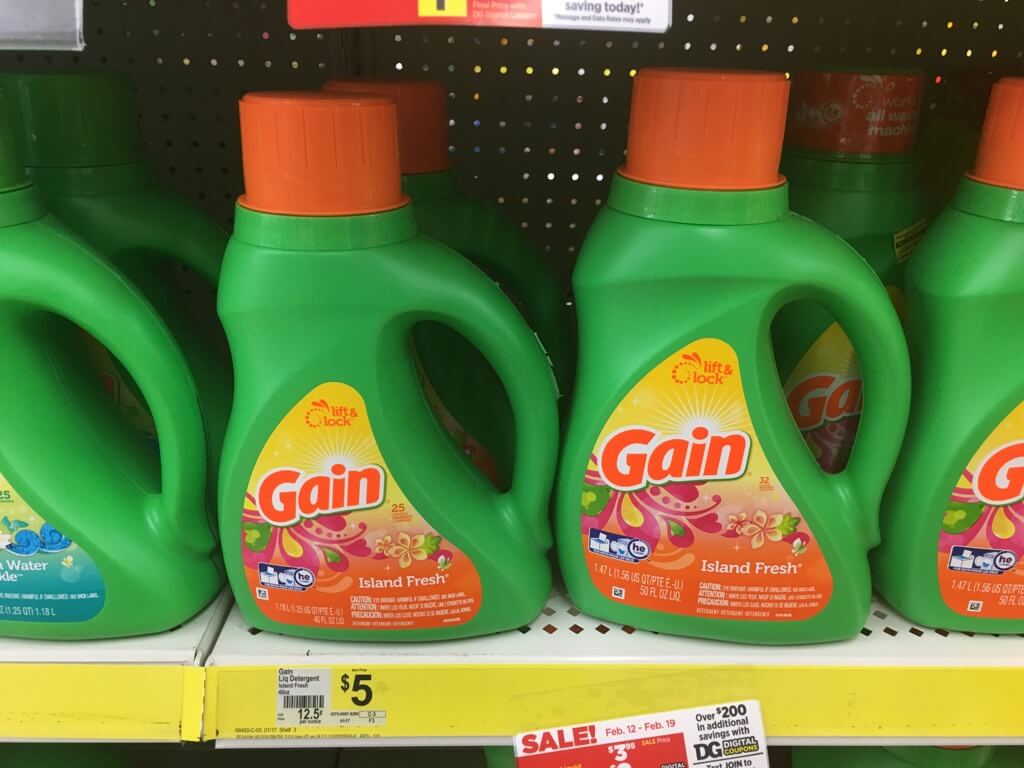 Gain Laundry Detergent Just 1 95 At Dollar General Living Rich With 