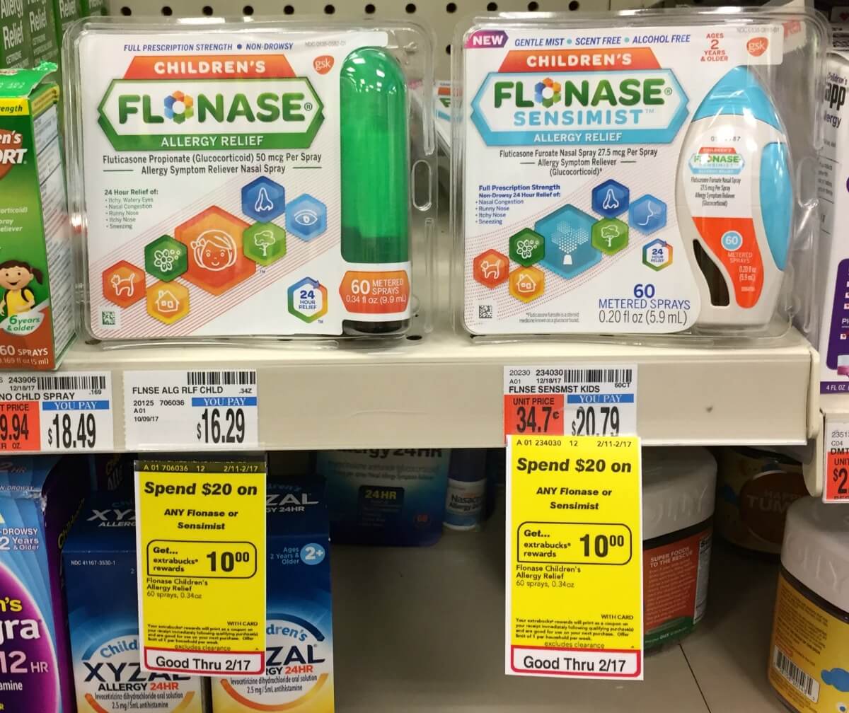 Children's Flonase Sensimist Spray Only $4.79 at CVS 
