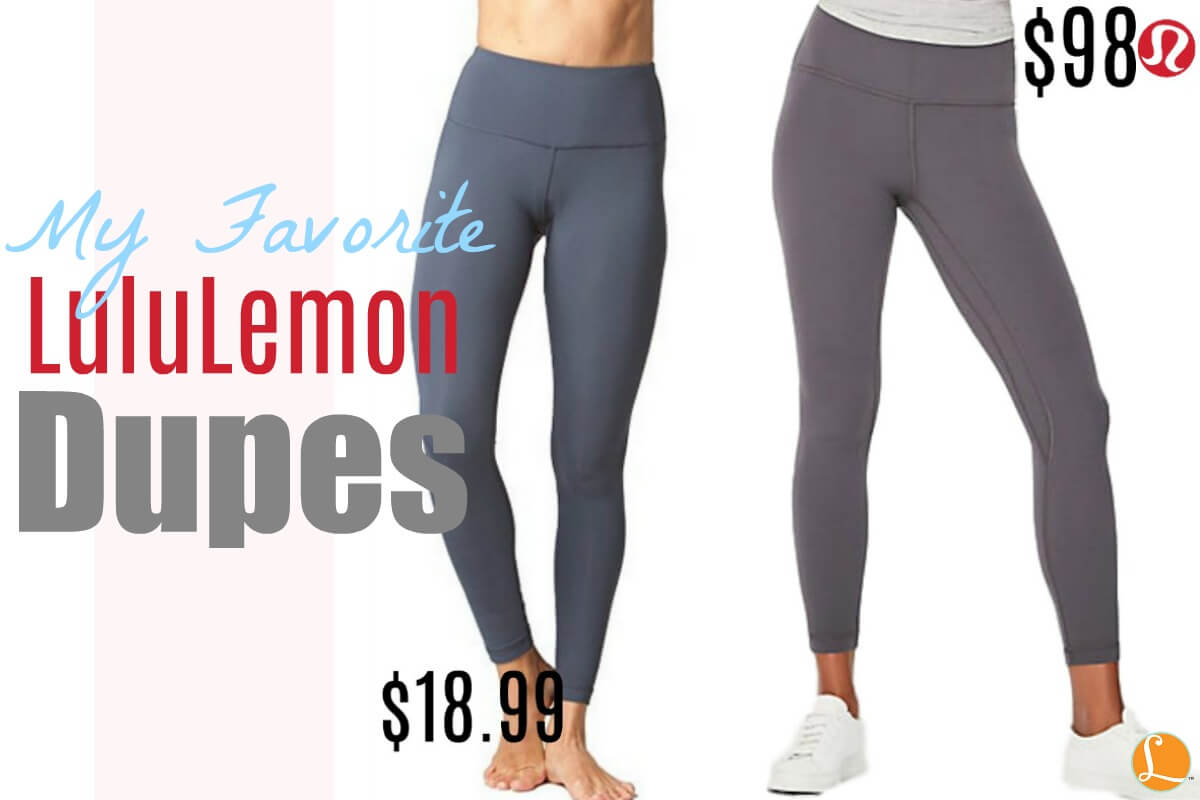 lululemon leggings dupes with logos bible