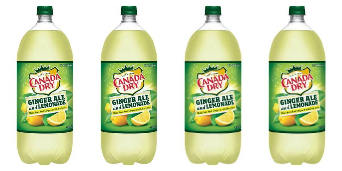 Canada Dry Ginger Ale with Lemonade 2 liter Bottles Just ...