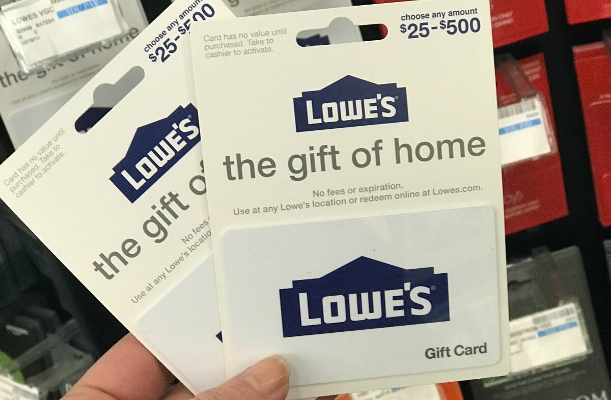 90 For A 100 Lowe S Gift Card At Staples Living Rich With Coupons