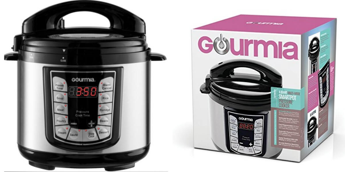 Gourmia GPC400 Smart Pot Electric Digital Multifunction Pressure Cooker