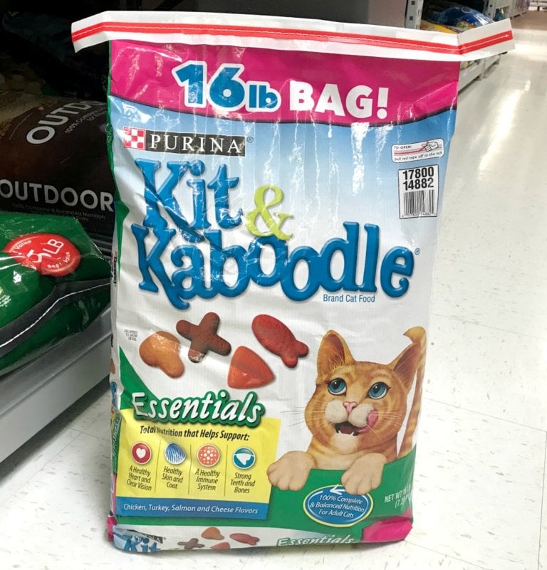 New 2/1 Purina Kit & Kaboodle Dry Cat Food Coupon & Walmart Deal
