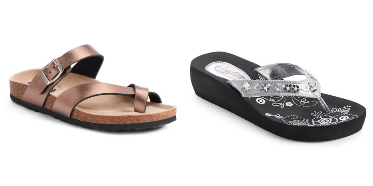 Kohl’s: Women’s Sandals 2 For $17.98 (Reg. $24 Each) | Living Rich With ...