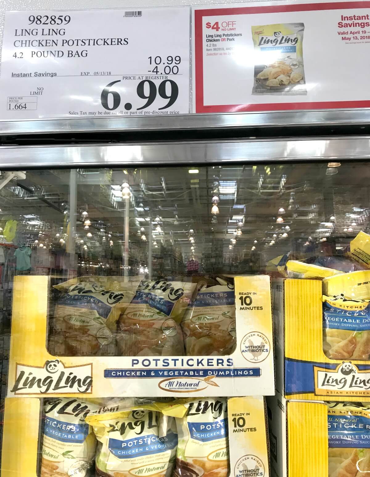 Costco Ling Ling Potstickers Chicken or Pork 4.2 lbs. Living Rich