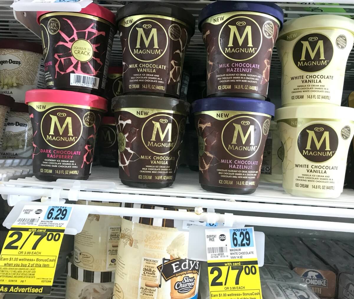 Rite Aid Shoppers 1.75 Magnum Ice Cream Tubs! Living Rich With