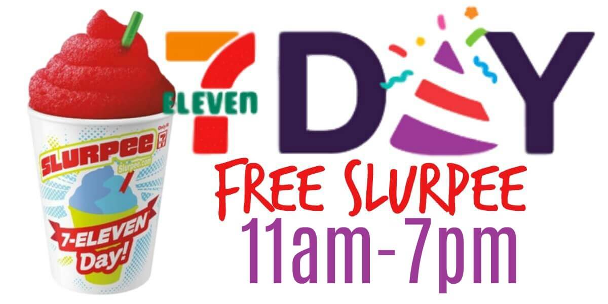 Get a Free Slurpee on 7/11 at 7Eleven {11am7pm} Living Rich With