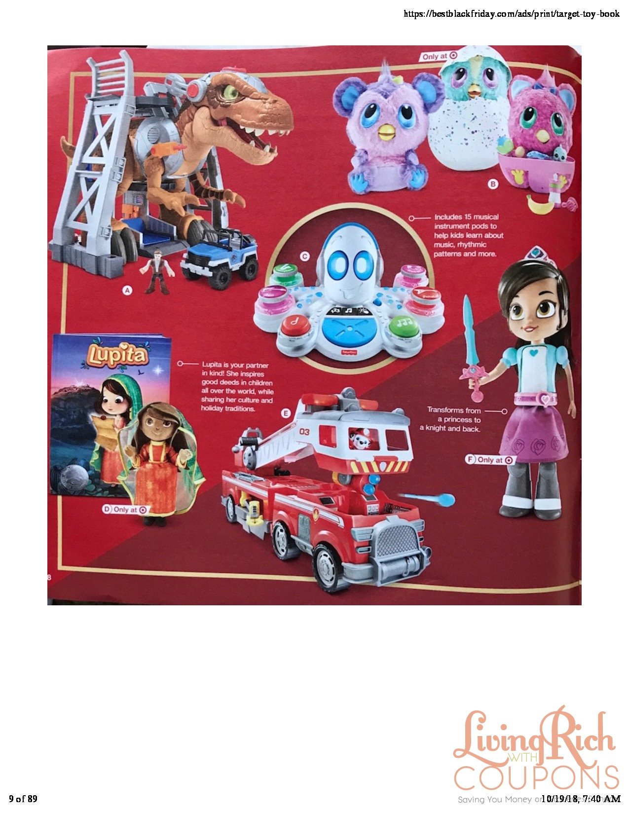 Target Toy Book 2018Living Rich With Coupons®