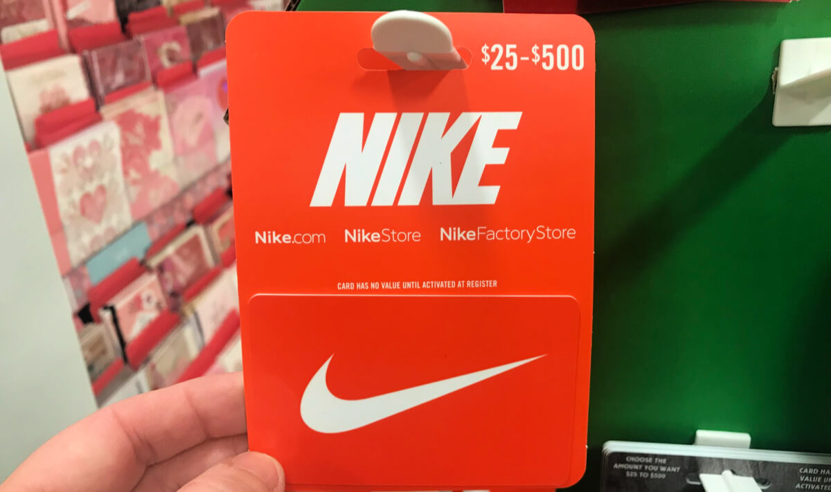 Карта найка. Карточка найк. Сертификат Nike. Карта Nike. Nike Gift Card.