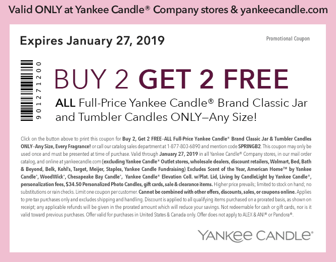 Yankee Candle: Get 2 Take 2 No cost Any Measurement Jar or Tumbler image about Yankee Candle Coupon Printable named Yankee Candle: Order 2 Purchase 2 Absolutely free Any Sizing Jar or Tumbler