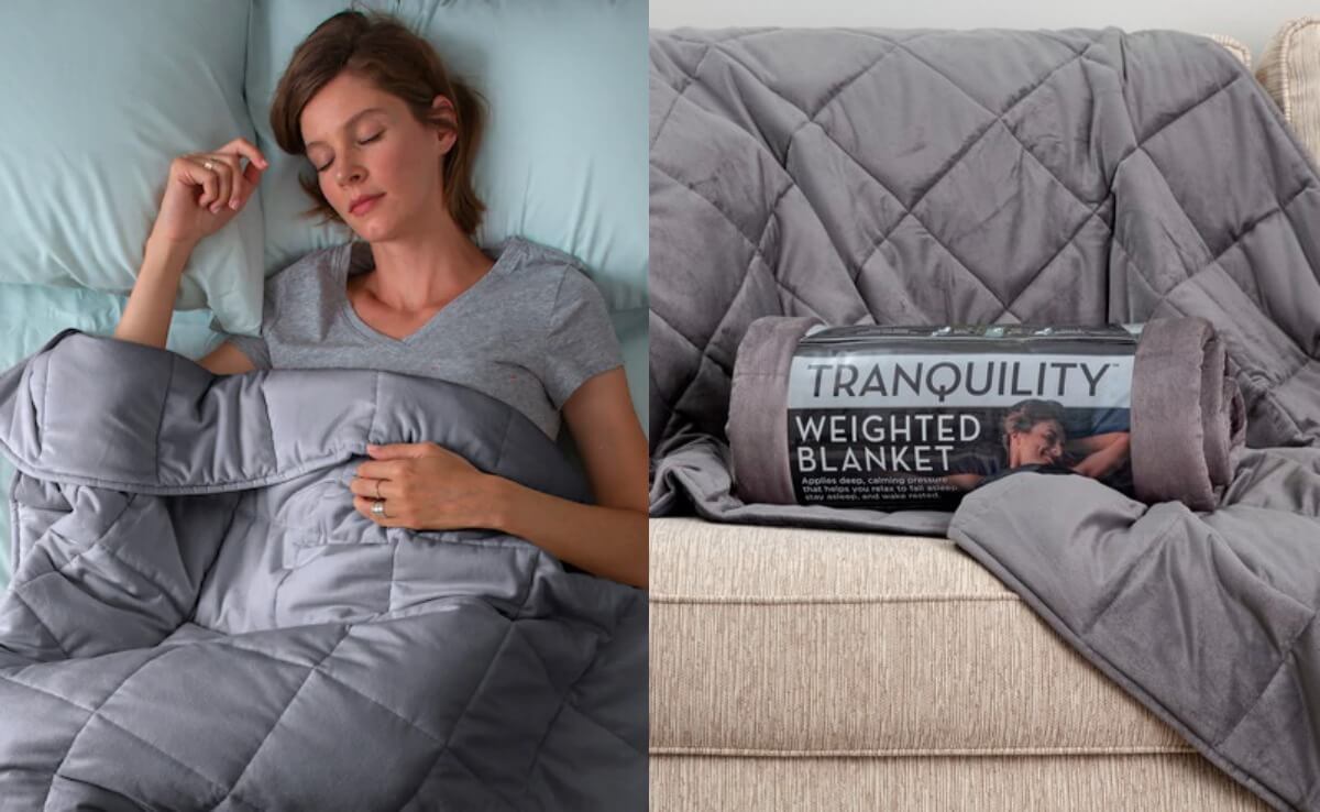 Tranquility 15-lb. Weighted Blanket $69.99 (Reg. $159.99) + $10 Kohl’s
