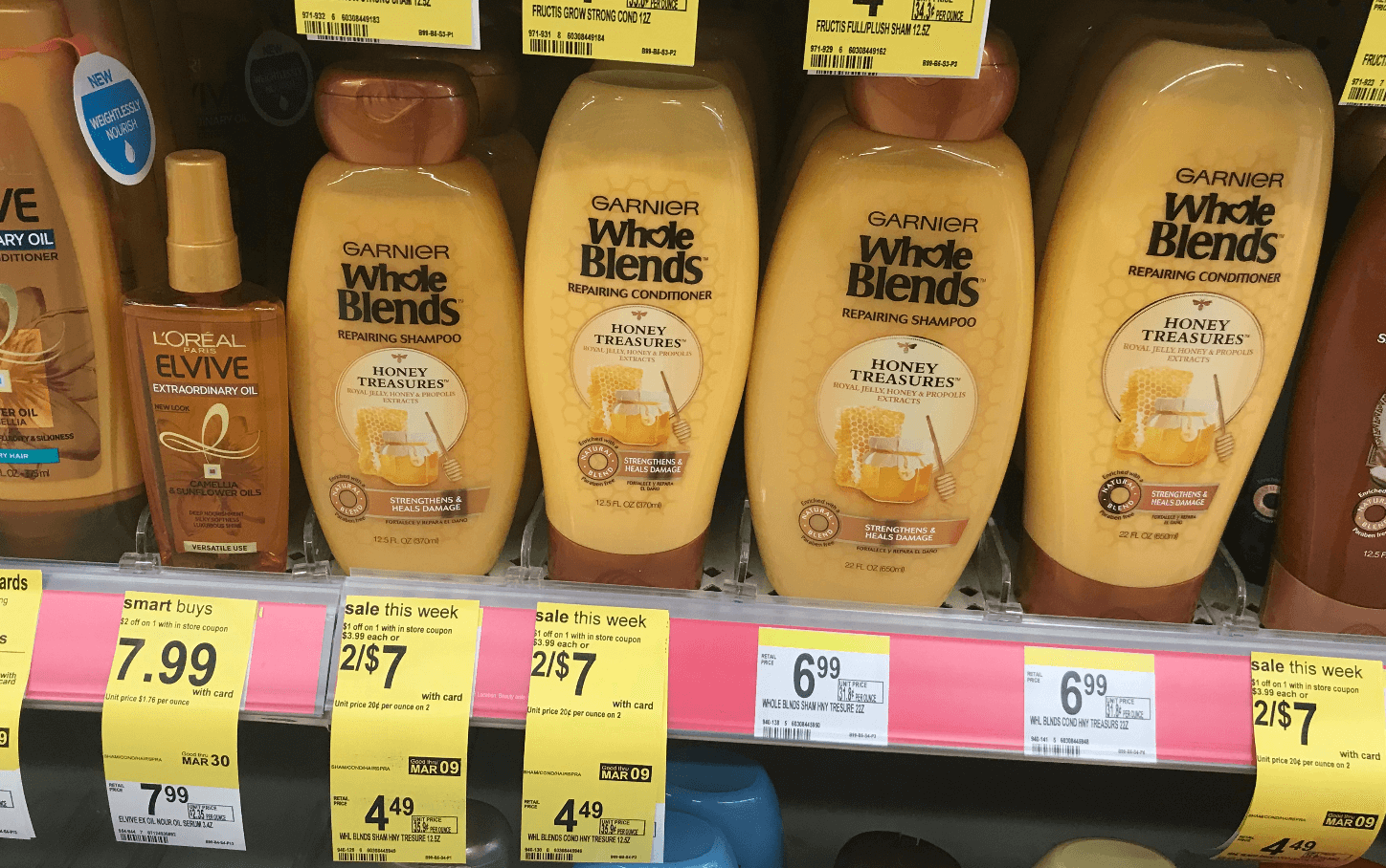 0.50 Garnier Whole Blends Hair Care at Walgreens! Living Rich With