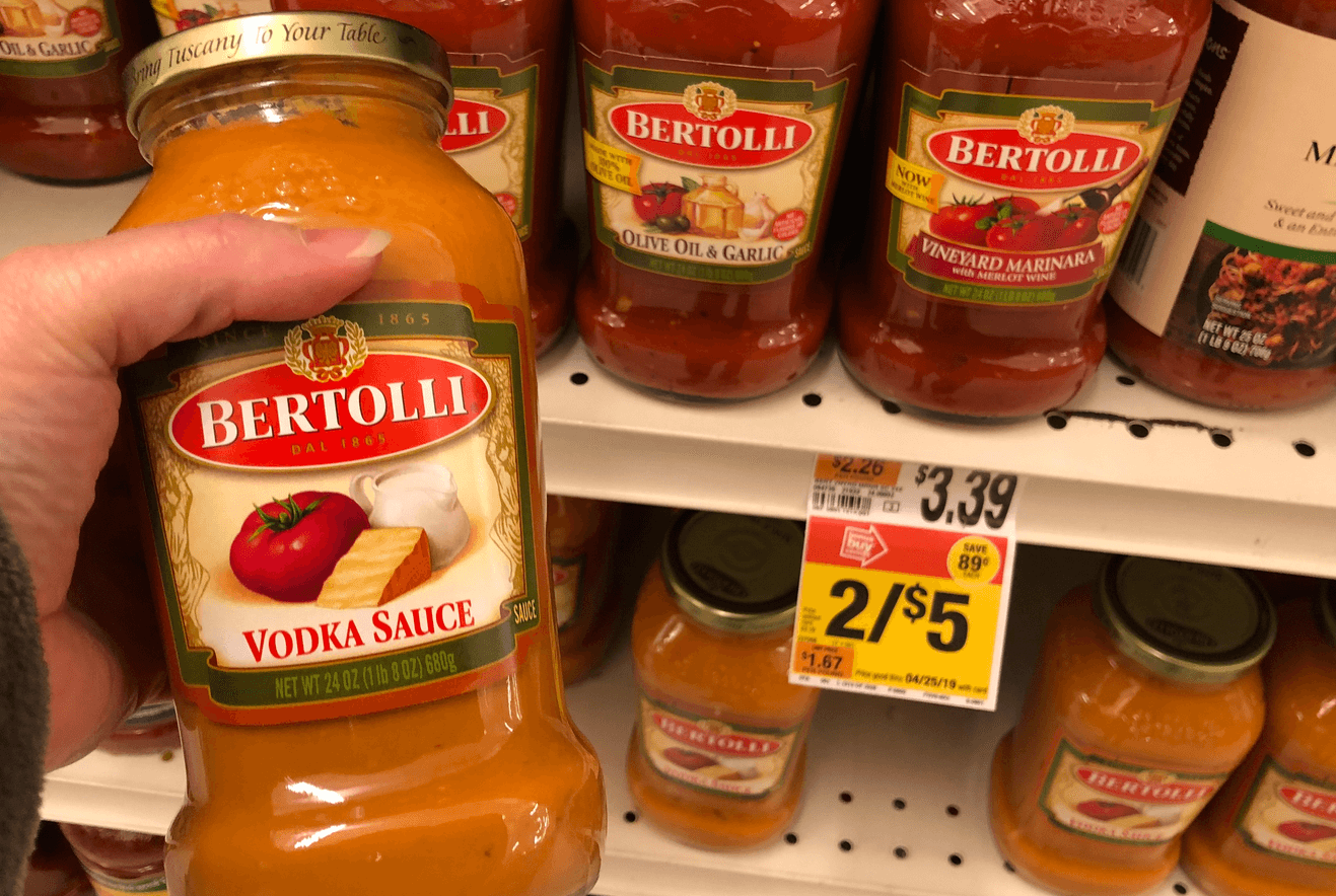 Bertolli Pasta Sauces only $1.00 at Stop &amp; Shop | Living Rich With Coupons®