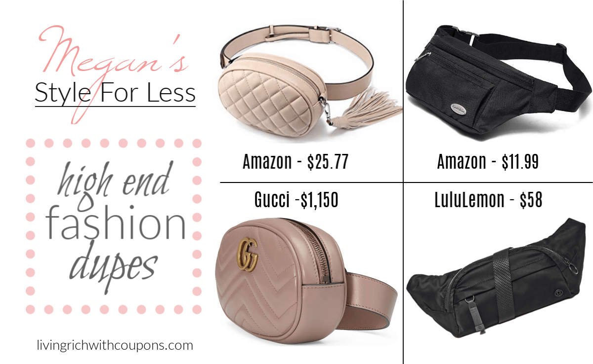 Megan&#39;s Style for Less: High End Fanny Pack Dupes |Living Rich With Coupons®
