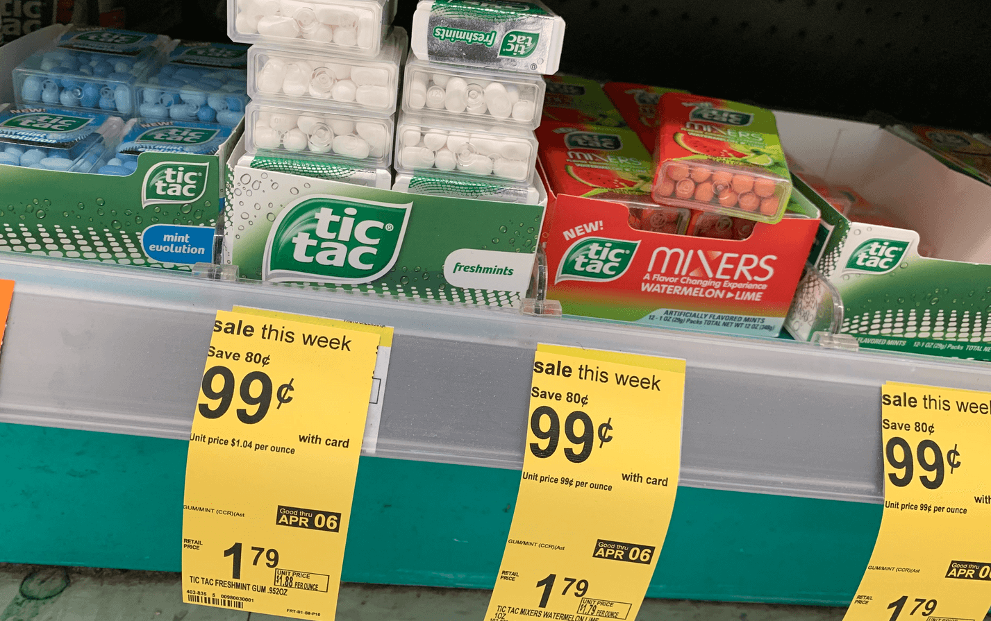 Tic Tac Single Packs Just $0.49 at Walgreens! | Living Rich With Coupons®