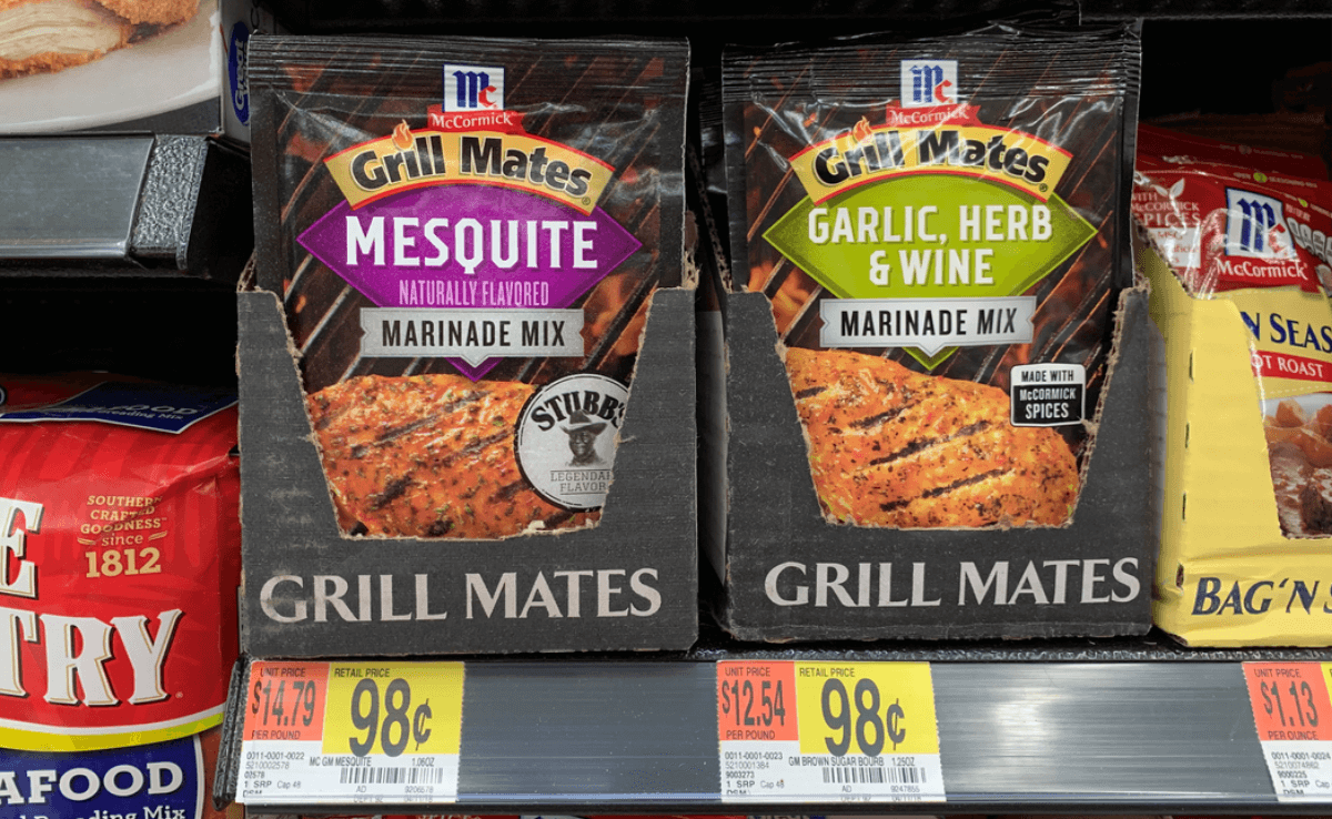 McCormick Grill Mates Seasoning Packets Only $0.69 at Walmart! | Living ...