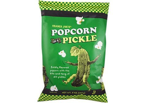 trader joe popcorn pickle