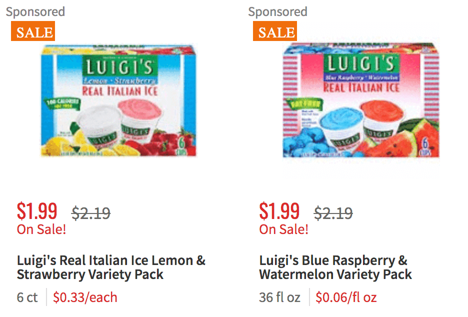 Luigis Italian Ices Just 0.12 at ShopRite! {Rebate} Living Rich With
