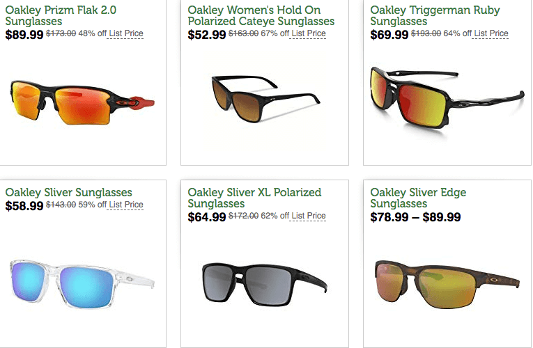Up to 78 Off Oakley Sunglasses Starting at 52.99 Living Rich With