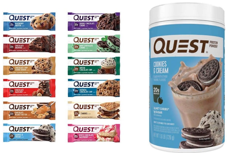 Save up to 42 on Quest Protein Bars, Shakes, Chips, and Cookies